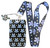 Halloween Print Lanyards w/ID Badge Holder and Charm (Bats)