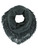 Luxury Divas Green Ribbed Knit Infinity Scarf With Long Fringe