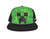 Bioworld Minecraft Creeper Face Snapback Hat Cap Youth Boys Size OSFM Black