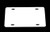 LICENSEPLATETAGS.COM WHITE - Aluminum Blank License Plate - 12x6 .020 Gauge (0.5mm) Laser Cut - MADE IN USA