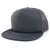 Armycrew Oversized XXL 5 Panel Flat Bill Foam Trucker Mesh Back Baseball Cap - Charcoal - 2XL