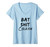 Womens Batshit Crazy Funny Crazy Quote V-Neck T-Shirt