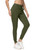IESR Women's Joggers Pants Pockets Running High Waist Drawstring Tapered Sweatpants Athletic Lounge Workout Leggings Army Green