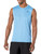 Reebok Men's Standard Workout Ready Sleeveless Tee, Essential Blue/Small Logo, Large