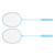 Badminton Rackets, Sturdy Badminton Racquets 2pcs with Carrying Bag for Outdoor (Green)