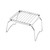 VINTORKY Charcoal Holder Mini Bbq Grill Portable Screen Stainless Steel Grill Foldable Bbq Grill Portable Grills