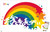 Trends International Disney Mickey Mouse & Friends - Rainbow Wall Poster
