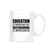 Education is important but Skateboard is importanter humor for Skateboarding Skateboarder 11oz 15oz White Coffee Mug