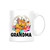 Baseball Grandma Baseball bat Baseball Glover for Sport Player 11oz 15oz White Coffee Mug