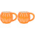 2PCS Pumpkin Cup Ceramics Coffee Mug Thanksgiving Jack o Lantern Milk Water Cup Fun Autumn Mugs Gift for Kids Women Men (500ml)