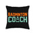 Badminton Player Sports Lover Coach Graphic Badminton Coach Shuttlecock Player Sports Lover Graphic Throw Pillow, 16x16, Multicolor