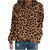 TUNUSKAT Womens Crewneck Leopard Sweatshirt 2022 Fall Lightweight Long Sleeve Shirt Casual Dressy Print Sweatshirt Pullover