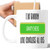 Skateboard Lover's Gift, Christmas Present for a Son - Don't Worry I Do Not Crash Quote on 11 Oz White Ceramic Coffee Mug