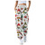 Women Cinch Bottom Sweatpants Workout Running Tapered Lounge Pants Workout Running Joggers Pants White
