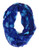 Sun 'N' Sand Laurel Burch Artistic Infinity Scarf Collection (Blue Butterflies), One Size