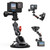SUREWO Suction Cup Car Mount for GoPro,Suction Cup Camera Car Mount with Metal Bracket Compatible with GoPro Hero 12,11,10,9,8,7,6,5,DJI Osmo Action 3 and Most Action Cameras