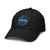 NASA Space Science Original Meatball Logo Adjustable Baseball Hat, Black, One Size