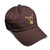 Soft Baseball Cap Chihuahua Head Embroidery Dogs Chihuahua Head Twill Cotton Spider Dad Hats for Men & Women Brown Design Only