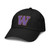 Elite Authentics Washington Huskies Iconic Officially Licensed Adjustable Baseball Hat, Black, One Size