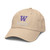 Elite Authentics Washington Huskies Soccer Stone Officially Licensed Adjustable Baseball Hat, One Size