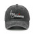 Waldeal Boy Mama Hat for Women, Mom Cap Adjustable Distressed Baseball Cap Black