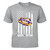 FanPrint LSU Tigers T-Shirt - Nation - Youth Tee/Grey/L