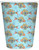RNK Shops Mosaic Fish Waste Basket - Single Sided (White)