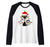 Midcentury Mid Century Cat Retro Atomic Age Christmas Lights Raglan Baseball Tee