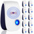 Ultrasonic Pest Repeller for Pest Control Electronic Insect Repellent Mosquito Repeller Indoors Pest Control Bug Plug in for Mosquito, Roaches, Mice, Spider, Ant, Pet-Friendly,10 Pack