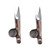 EXCEART 2 Pcs Thread Shears Sewing Scissors Dressmaking Thread Snipper Thread Scissors Sewing Scissors Small Seam Scissors Seam Shears Fishing Line Snips Thread Cutter Trimming Veil
