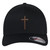 JPAK Flexfit Cross Embroidered Baseball Cap Christian Jesus Black