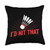 Badminton Shuttlecock Lover Badminton I'd Hit That Throw Pillow, 18x18, Multicolor