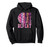 Pink Purple Teen Girls Volleyball Bump Set Spike Repeat Pullover Hoodie