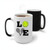 Love Tennis Ball and Racket for Tennis Player and Tennis Lover 11oz 15oz Color Changing Mug