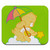Care Bears Funshine Bear Low Profile Thin Mouse Pad Mousepad