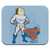 Ren and Stimpy Powdered Toast Man Low Profile Thin Mouse Pad Mousepad
