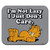 Garfield I'm Not Lazy Low Profile Thin Mouse Pad Mousepad