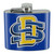 South Dakota State University Logo Stainless Steel 5oz Hip Drink Kidney Flask