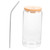 Mikinona 1 Set Glass Cola Cup Soda Beer Glasses Beer Can Glass Cups with Lids and Straws Glass Milk Mugs Can