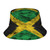 Jamaica Flag Bucket Hat for Mens Womens Summer Sun Hat Abstract Fisherman Cap Beach Packable Hat Outdoor Travel Sun Caps?Green