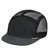 Clakllie Short Brim Mesh Cap 5 Panel Baseball Cap Breathable Trucker Hat Snapback Hats Cooling Dad Hat Sun Cap,Black
