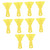 Uonlytech 15pcs yin and yang angle long handle putty corner bead tool drywall corner roller drywall corner sander crimper tool inside corner trowel Finishing Tools thicken rock abs
