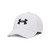 Under Armour mens Blitzing Cap Stretch Fit Hat, (100) White Black, Medium-Large US