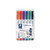 STAEDTLER 341 WP6 Lumocolor whiteboard compact markers, pack of 6 assorted colours