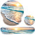Ergonomic Mouse Pad with Wrist Rest and Keyboard Wrist Rest, Memory Foam Wrist Rest for Computer Keyboard, Easy Typing, Pain Relief, Mouse Pad Wrist Support for Gaming, Office, Laptop, Beach Sunset