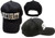 Trade Winds Security White Letter Black 100% Cotton Plain Bill Embroidered Hat Cap (RUF)