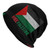 Rqwaaed Palestine Flag I Stand with Free Palestine Beanie Hat Winter Warm Stretch Skull Cap Soft Knitted Hats for Men Women Black