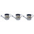 Yardwe 3pcs Retro tin Flower Bucket Flowers Decoration Vintage vases for Flowers Galvanized vase Vintage Metal vase Galvanized Metal Bucket Planter Decorative Retro Bucket Iron Flowerpot