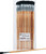 Charles Leonard 73550 Long Handle Easel Brush, Size 12, Natural Bristle, Flat, 12/Pack