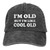 Diputer I'm Old But I'm Like Cool Old Hat for Men Unisex Baseball Cap Men Women Washed Adjustable Dad Hat Black Cotton Hats